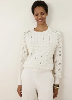 Ajour-Knit Jumper