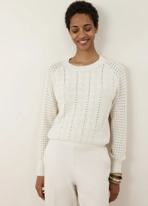 Ajour-Knit Jumper