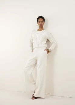 Ajour-Knit Jumper