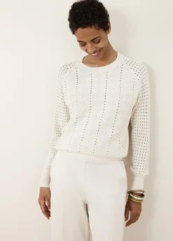 Ajour-Knit Jumper