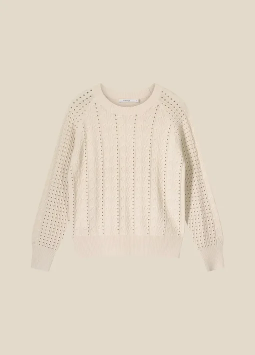 Ajour-Knit Jumper
