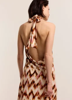 A-Line Halter Dress