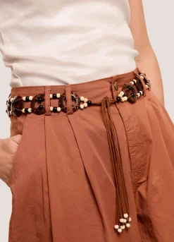 Belt With Coconut Rings