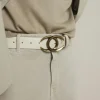 Belt With Oval Buckle
