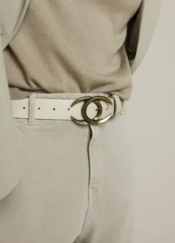Belt With Oval Buckle