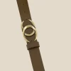 Belt With Oval Buckle