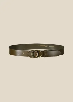 Belt With Oval Buckle