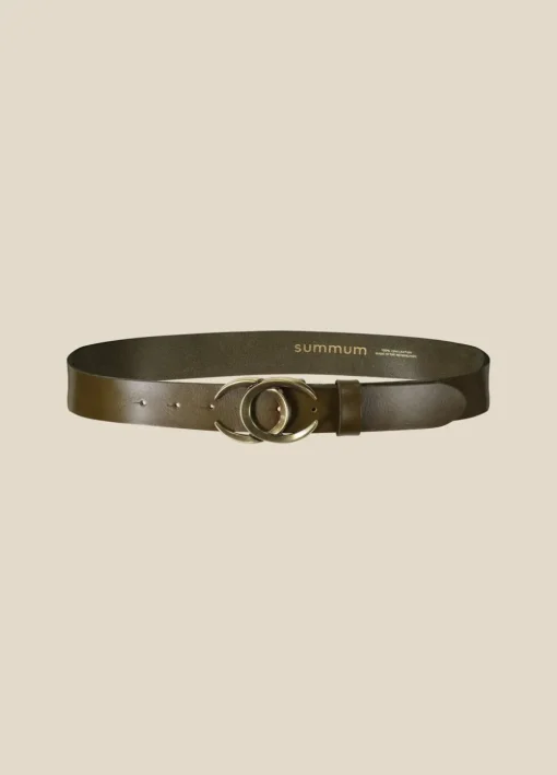 Belt With Oval Buckle