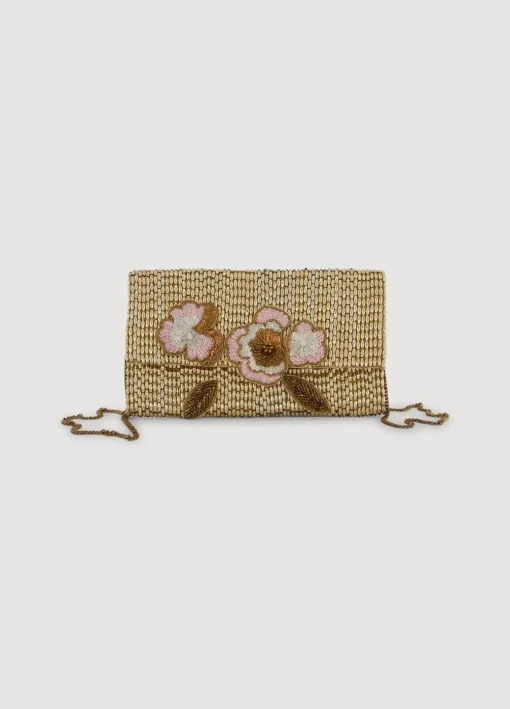 Clutch With Beads