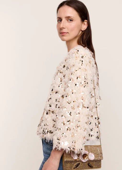 Clutch With Beads