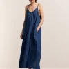 Denim Slip Dress