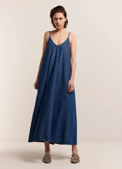 Denim Slip Dress