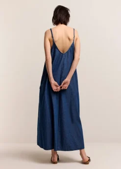 Denim Slip Dress