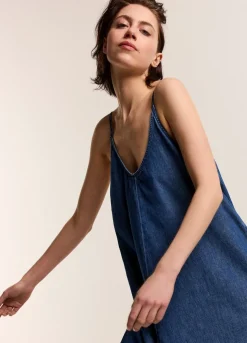 Denim Slip Dress