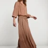 Drapey Satin Skirt