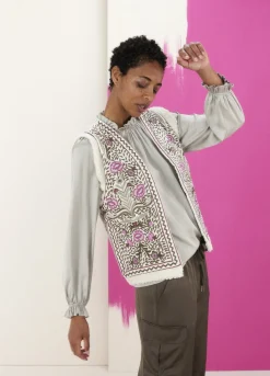 Embroidered Gilet