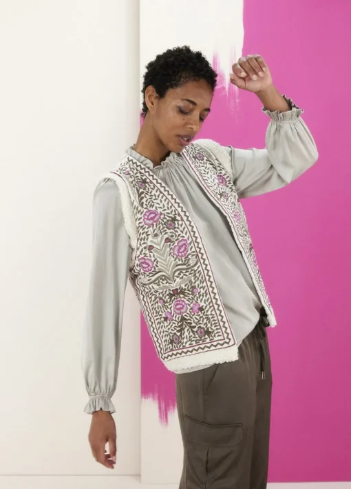Embroidered Gilet