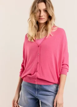 Fine-Knit Cardigan