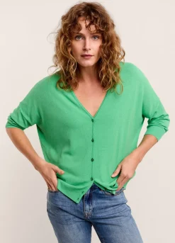 Fine-Knit Cardigan