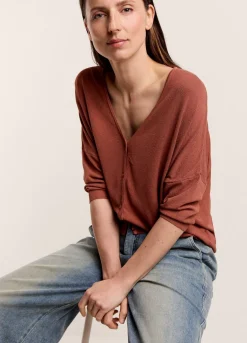 Fine-Knit Cardigan