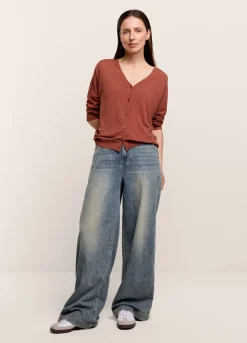 Fine-Knit Cardigan