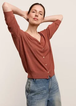 Fine-Knit Cardigan