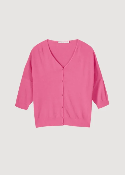 Fine-Knit Cardigan