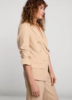 Fitted Blazer With Buttons