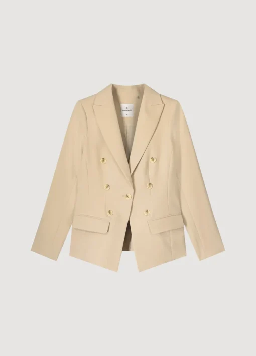 Fitted Blazer With Buttons