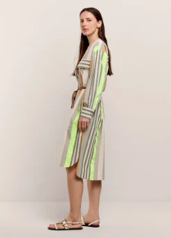 Fluorescent Tunic Blouse