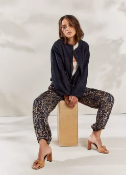 Jacquard Bomber Jacket