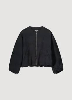 Jacquard Bomber Jacket