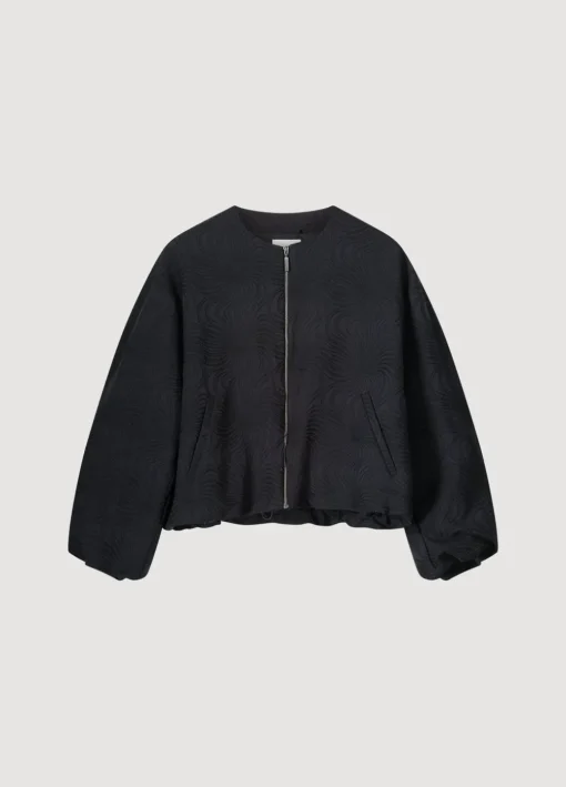 Jacquard Bomber Jacket