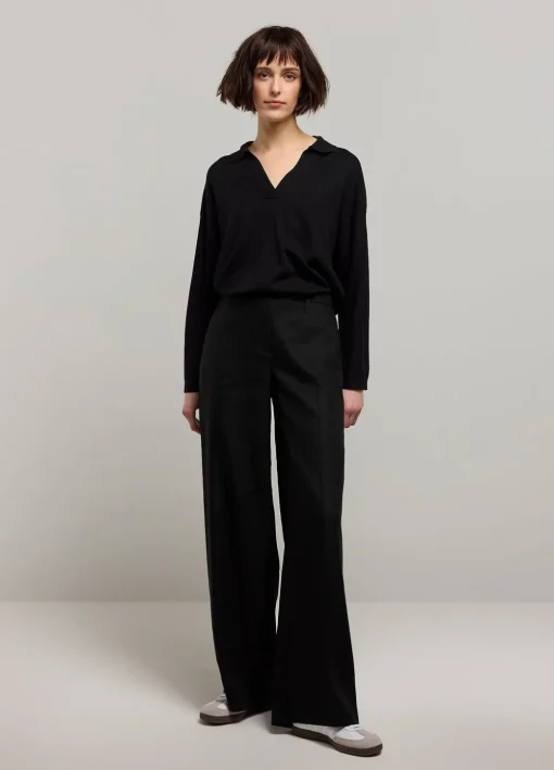 Jumper With Polo Collar