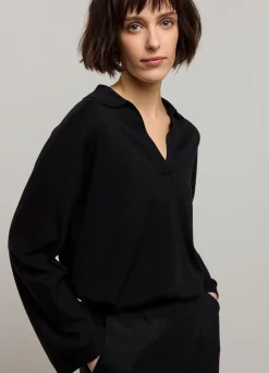 Jumper With Polo Collar
