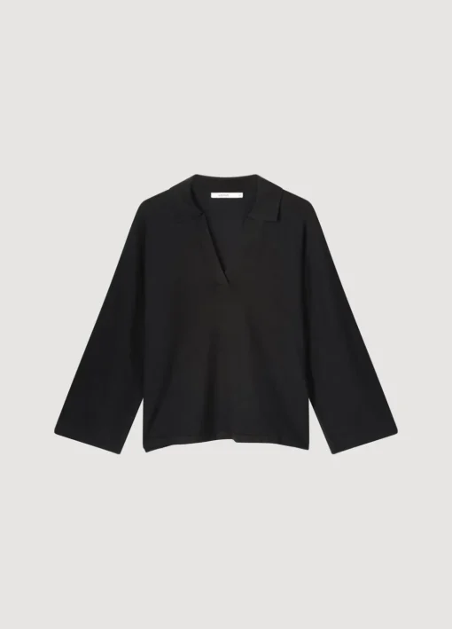 Jumper With Polo Collar
