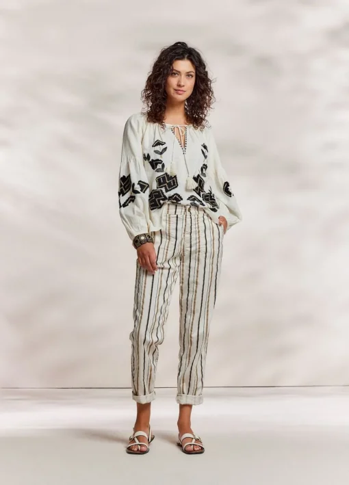 Linen Blend Blouse