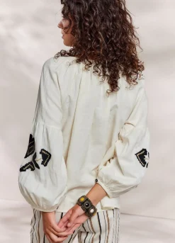 Linen Blend Blouse