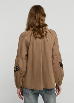 Linen Blend Blouse