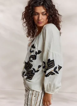Linen Blend Blouse