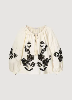 Linen Blend Blouse