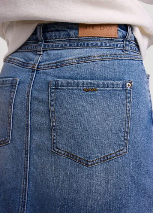 Long Denim Skirt
