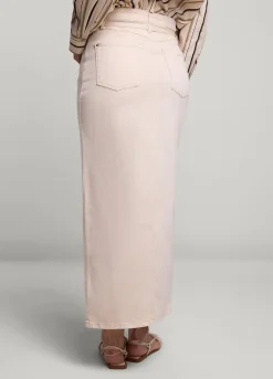 Long Denim Skirt