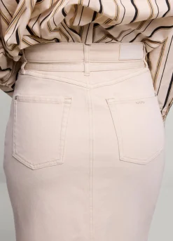 Long Denim Skirt