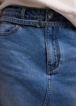 Long Denim Skirt