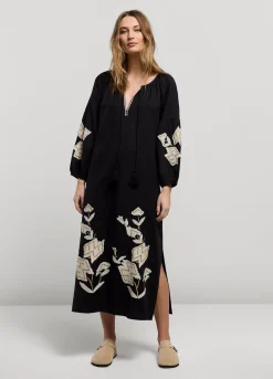 Long Dress With Embroidery