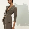 Long Fitted Blazer