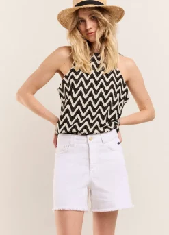 Off Denim Shorts