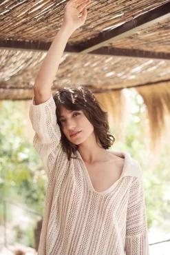 Open-Knit Jumper Oversized