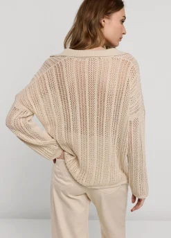Open-Knit Jumper Oversized